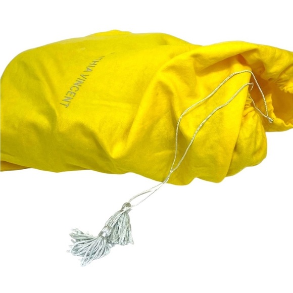 Cynthia Vincent Jett Wedge Leather Sandals 7.5 Buckle Heel Stones Cut Out - Picture 13 of 15